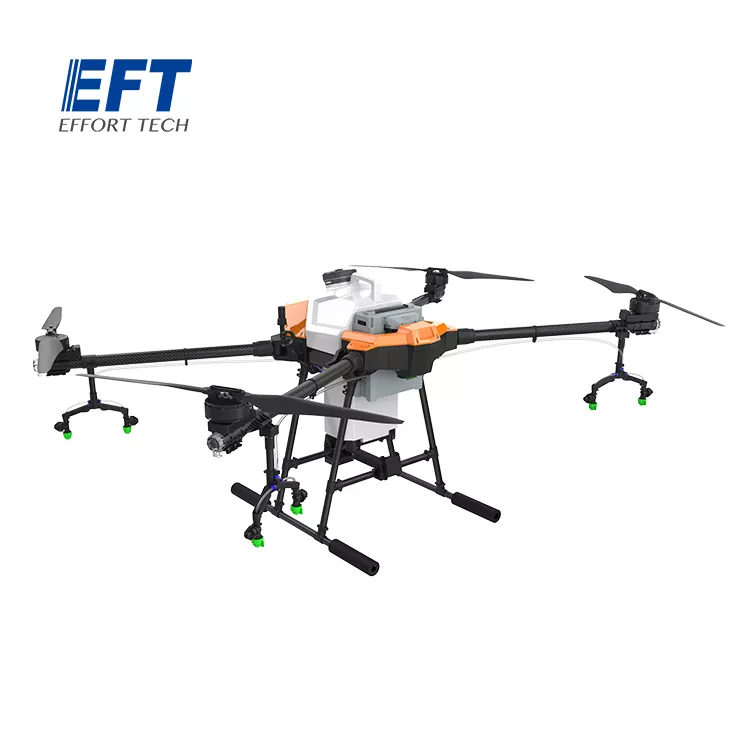 EFT G420 20L Agriculture Drone - 4-Axis 20L 20KG Agriculture Spray Spread Drone Compact with Hobbywing X9 PLUS Motor, JIYI K++ FC, Skydroid H12
