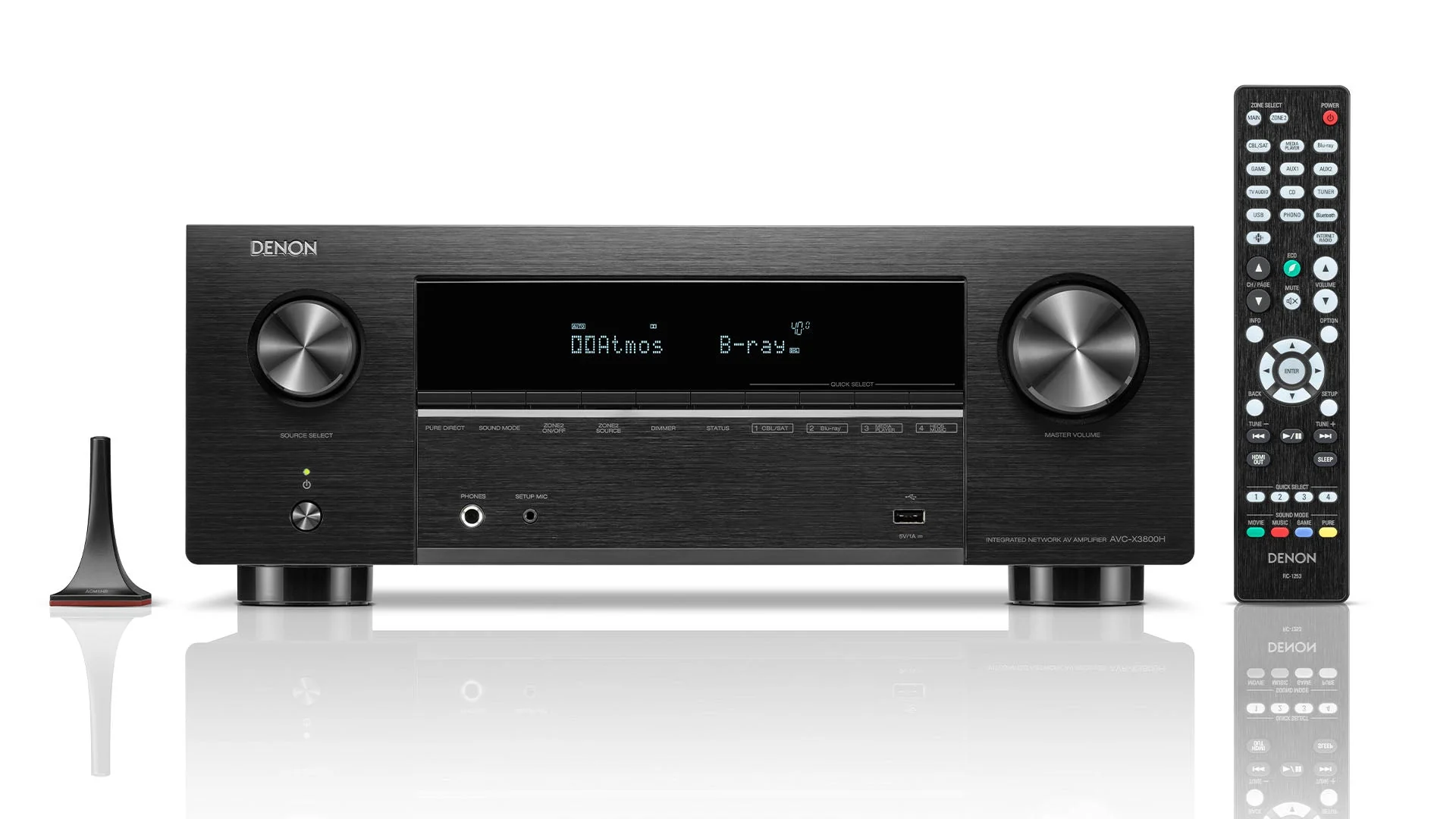 Denon AVC-X3800H 220 volt AV Receiver Amplifier 9.4 Channel 8k Bluetooth HEOS 220v 240 volt
