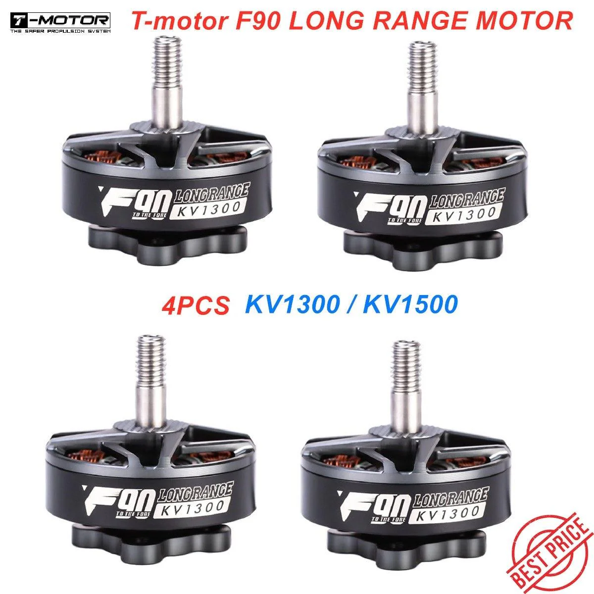 4PCS T-motor F90 Long Range Motor - 2806.5 KV1300 KV1500 5-6S Brushless Motor For 5/6/7inch FPV Freestyle Version RC Long Range Drones