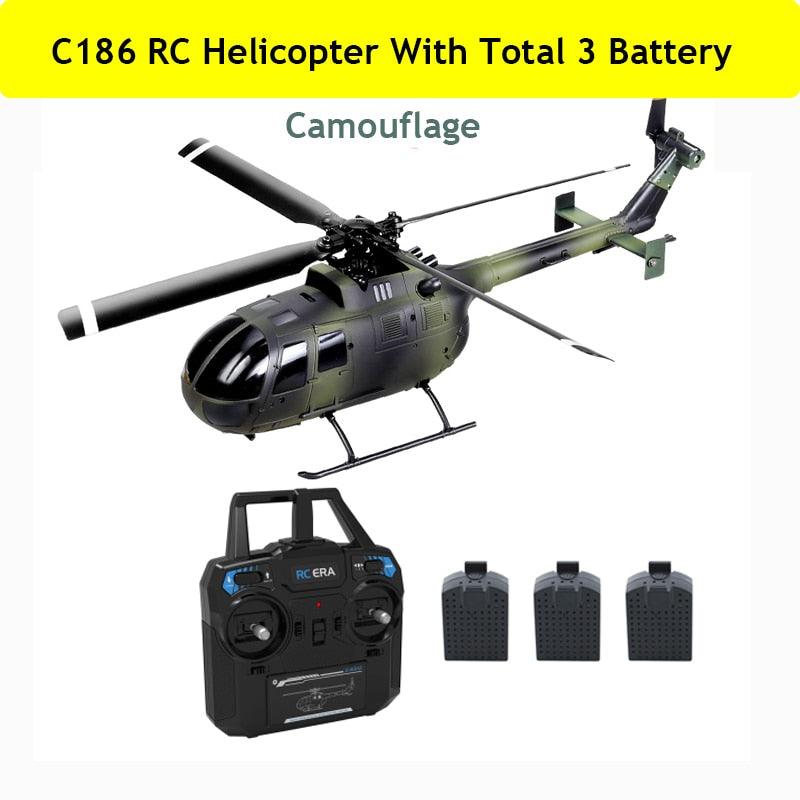 C186 RC Helicopter  -  2.4G 4 propellers 6 axis electronic gyroscope for stabilization, air pressure for height vs C127 RC Drone