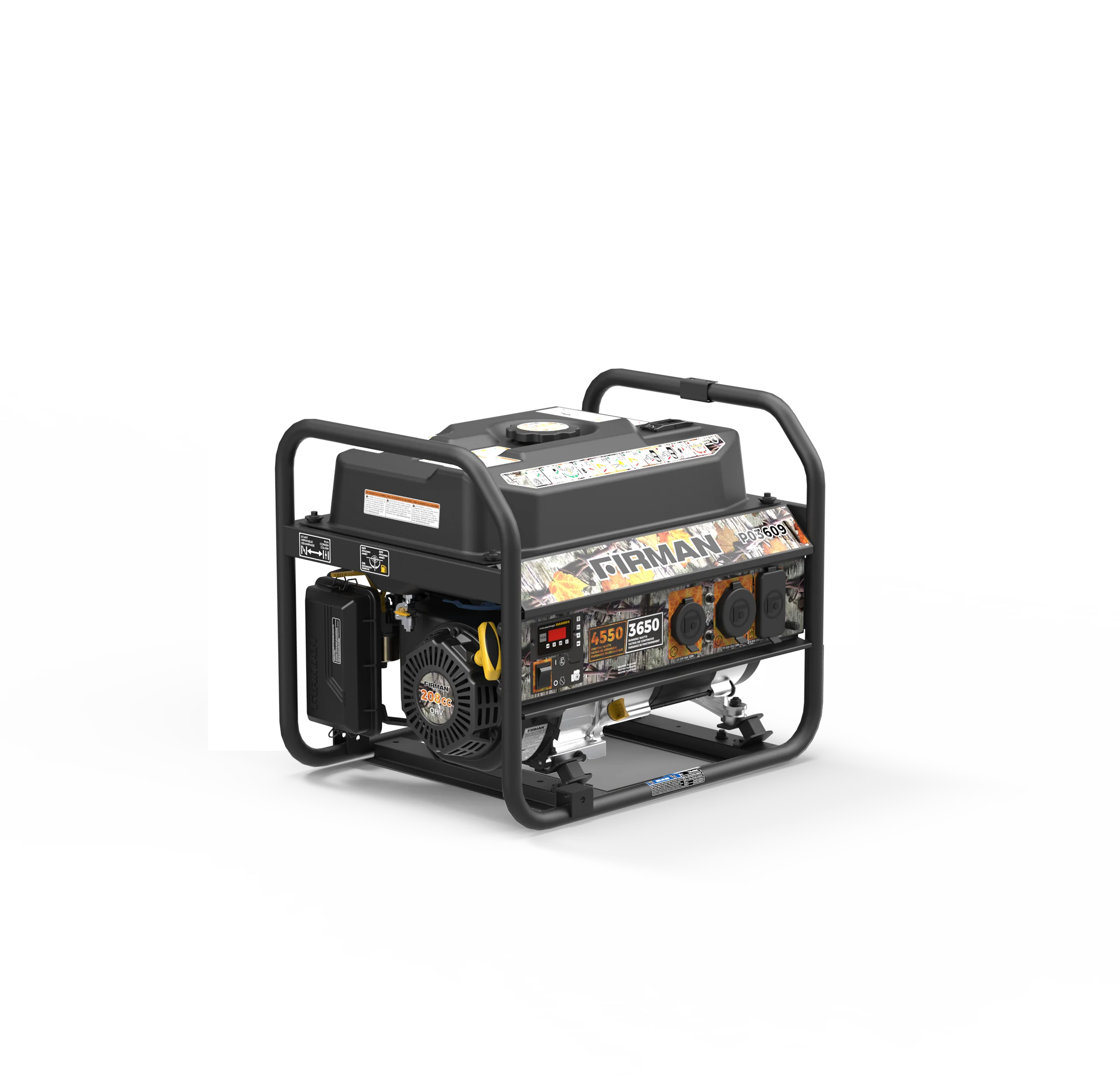 Gas Portable Generator 4550W Recoil Start 120V