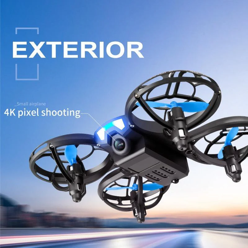 4DRC V8 Mini Drone - 4K 1080P HD Wide Angle Camera WiFi FPVDrone Height Keep Foldable Quadcopter Toy Gift