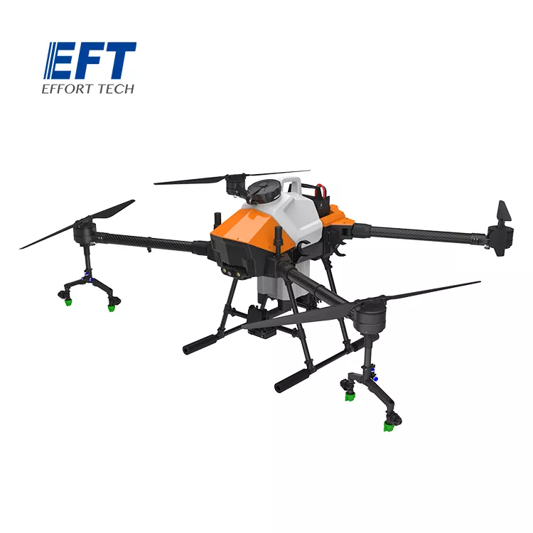 EFT G410 10L Agriculture Drone - 4 Axis Drone Frame Kit 10L Water tank Brushless Spraying System With Hobbywing X8 Motor, JIYI K++ V2, Skydroid H12, Tattu 12S Battery