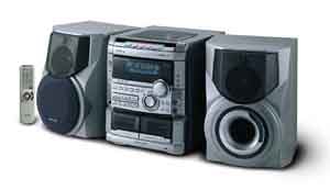 Aiwa NSX-777 HI-FI Stereo Music System-Dual Volt
