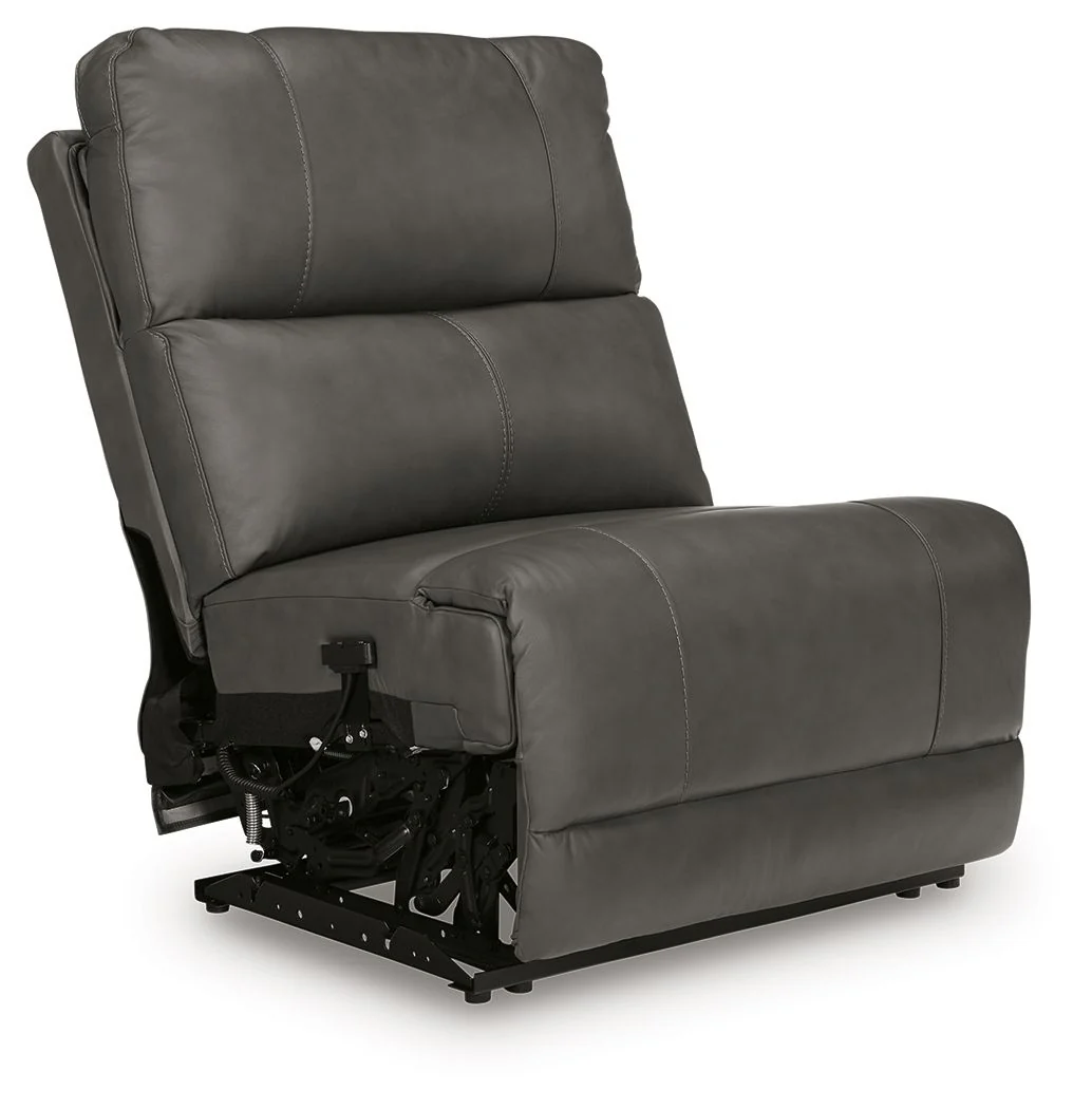Bleckley - Power Armless Recliner With Adjustable Headrest - Anchor
