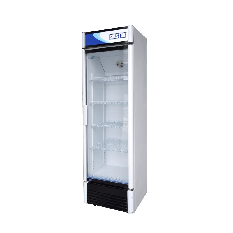 Dynastar VC3800AWHVSS One door refrigerator glass door commercial refrigerator 328 liter Vertical Cooler 220v 240 volt 50 hz