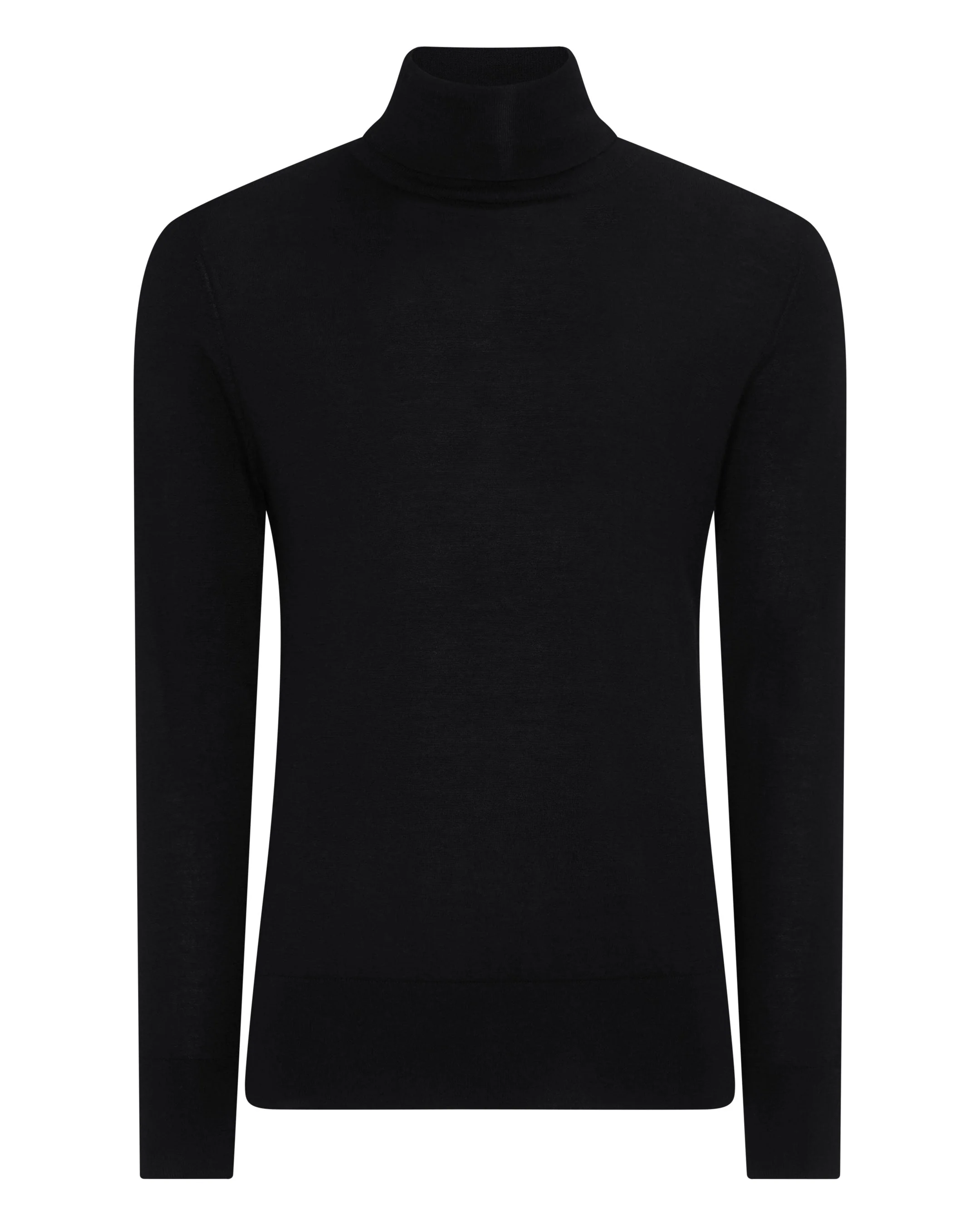 Men's Pimlico Fine Gauge Cashmere Turtle Neck Sweater Black
