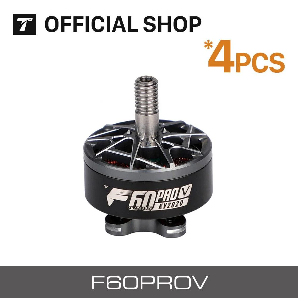 4pcs T-motor F60 PRO V - KV1750 KV1950 KV2020 KV2550 Brushless Electrical Motor  For FPV Racing Drone FPV Freestyle Frame