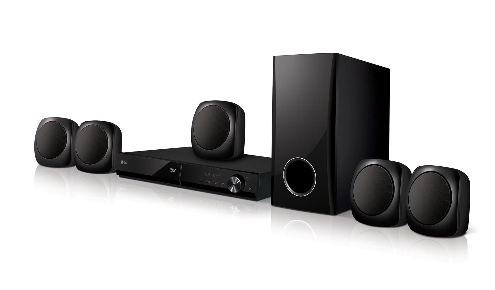 LG LHD-427 5.1 Channel DVD Home Theatre System for 110-240 Volts 50/60 hz