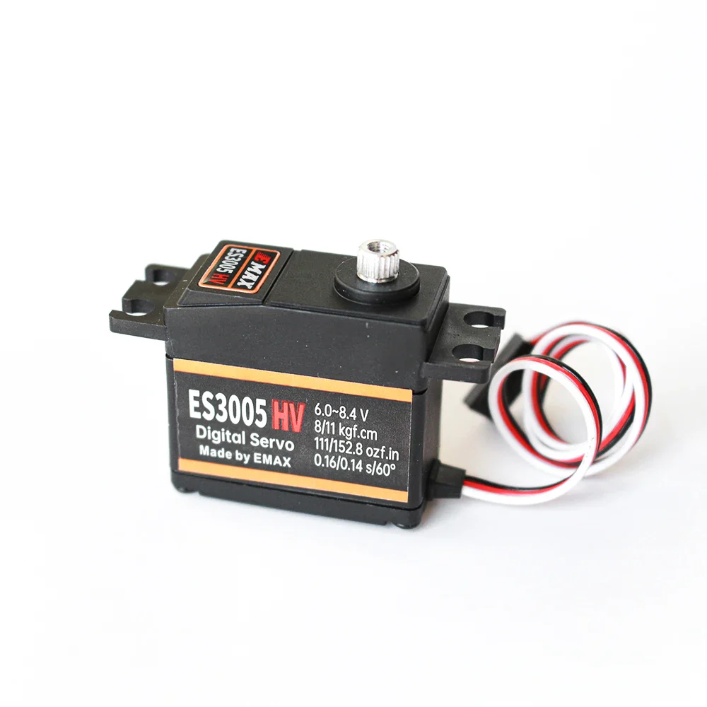 4PCS EMAX ES3005HV -  8.4v 11kgf.cm All-Purpose High Voltage Metal Gear Digital Servo