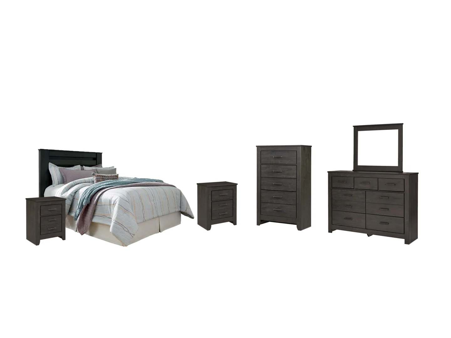 Brinxton Grey Panel Bedroom Set