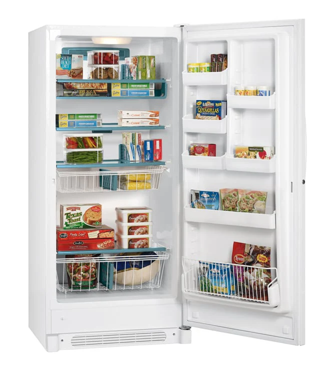 Frigidaire MUFF21V9HW 581 Liters/20.5 cu.ft. White Upright Freezer 220-240 Volts 50 Hertz