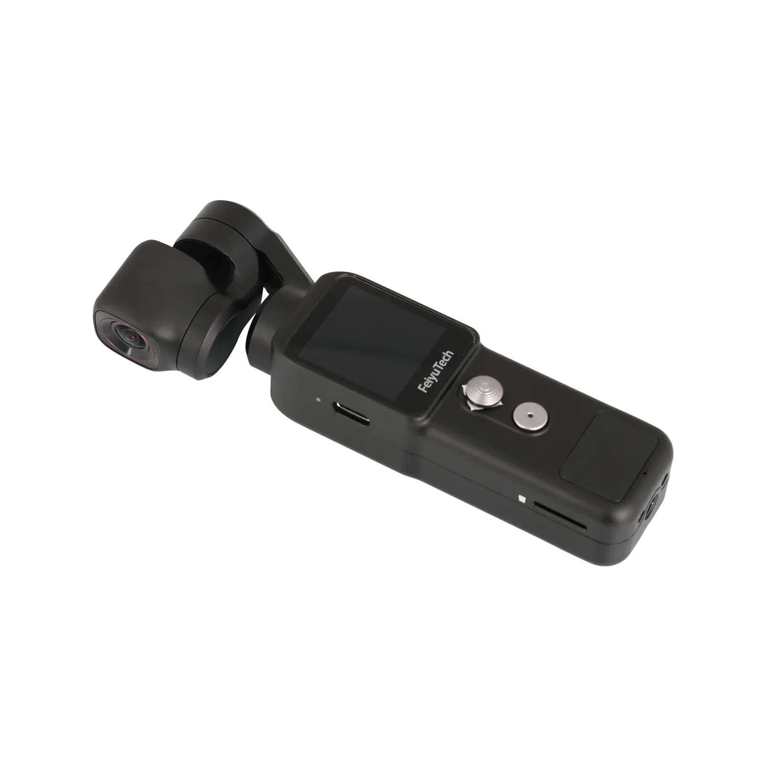 Feiyu Pocket 2 - Handheld 3-Axis Gimbal Stabilized 4K Video Action Camera with Mic 130° View 12MP Photo 4X Zoom