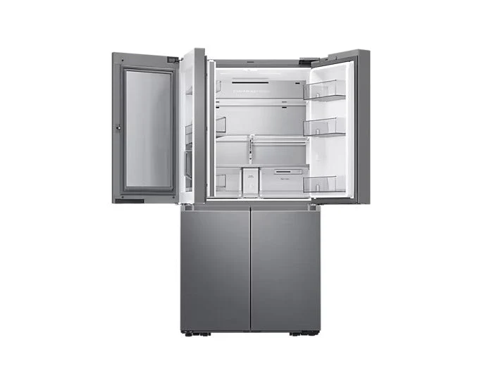 Samsung 220 volt French Door Refrigerator RF65A967FS9/EU Series 9 four door fridge with Beverage center and Dual auto ice maker Stainless Steel 220v 240 volts 50 hz