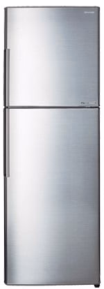 Sharp SJ-KP195 220 Volt refrigerator small fridge 220v 240 volts 50 hz 180 Liter 6.5 cu ft silver 2 door