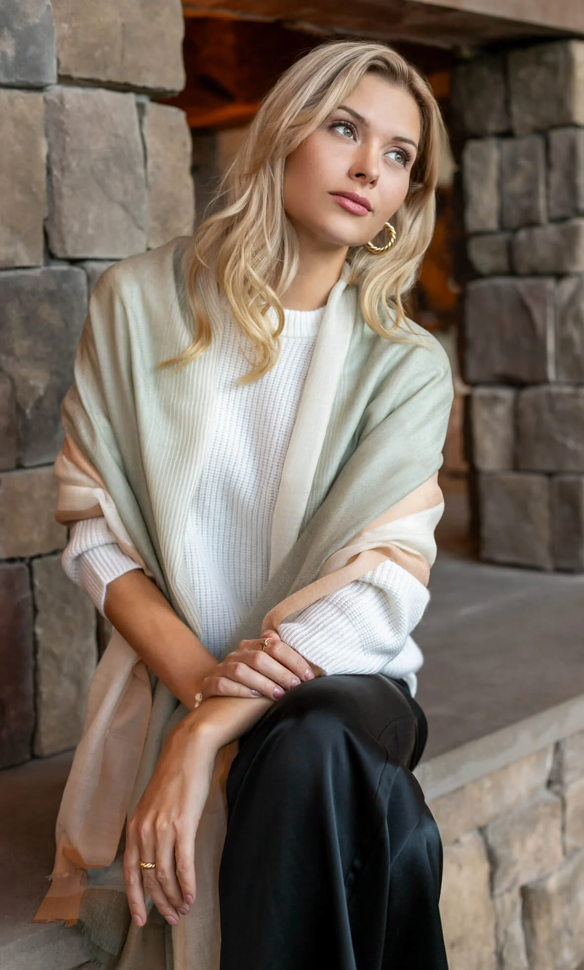 Aria Cashmere Wrap Scarf