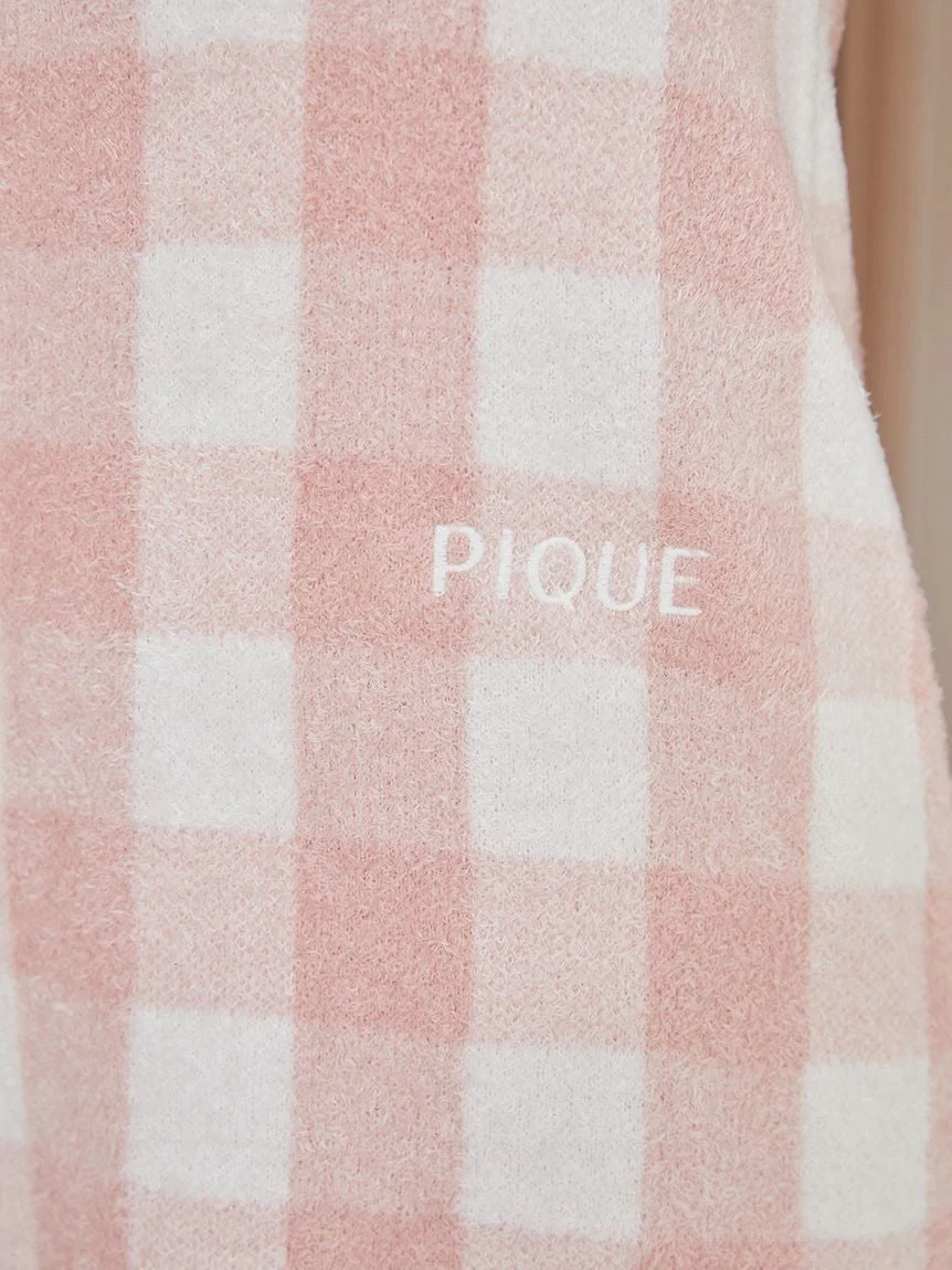 Checkered Jacquard Dress