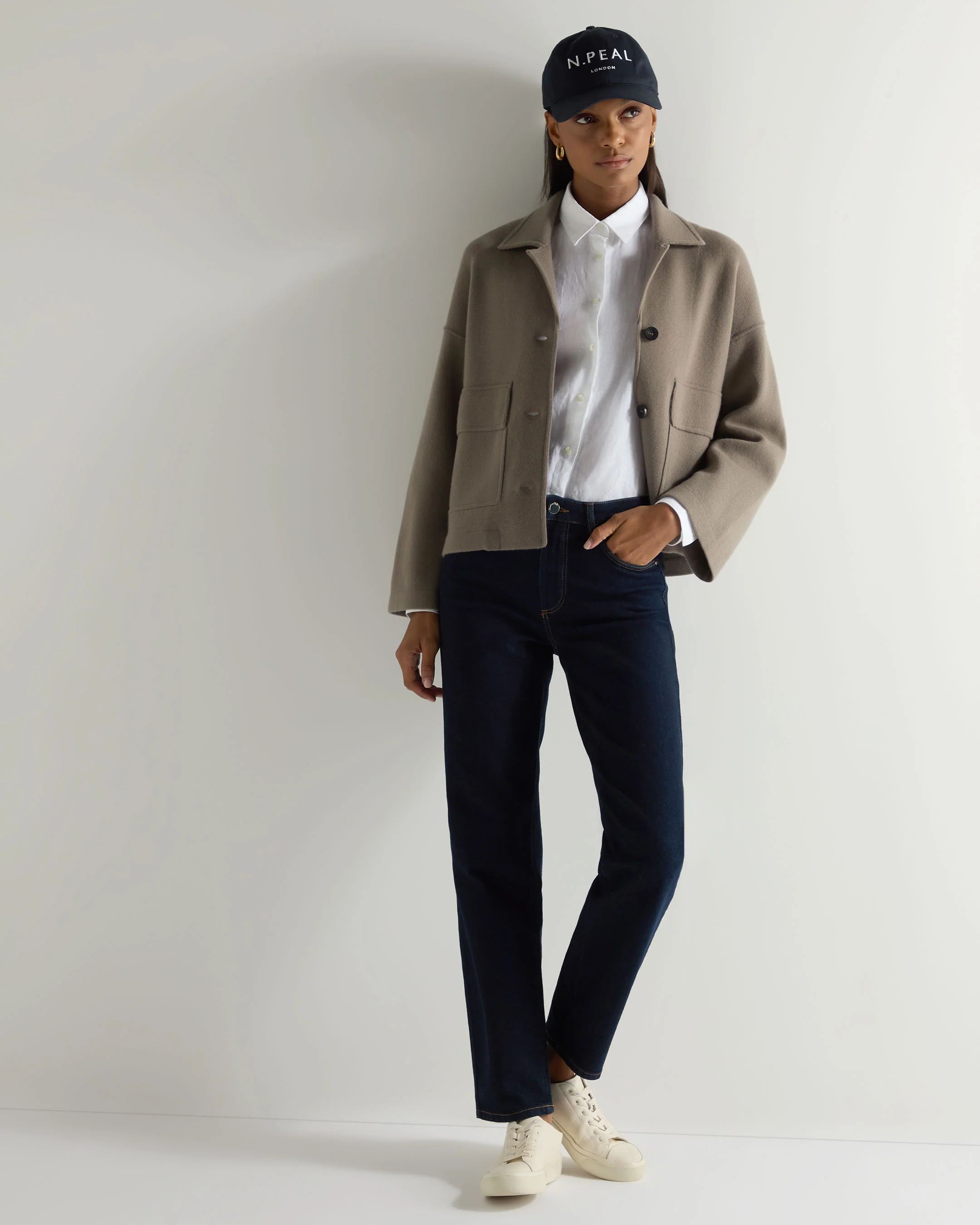 Unisex N.Peal Cotton Cap Navy Blue