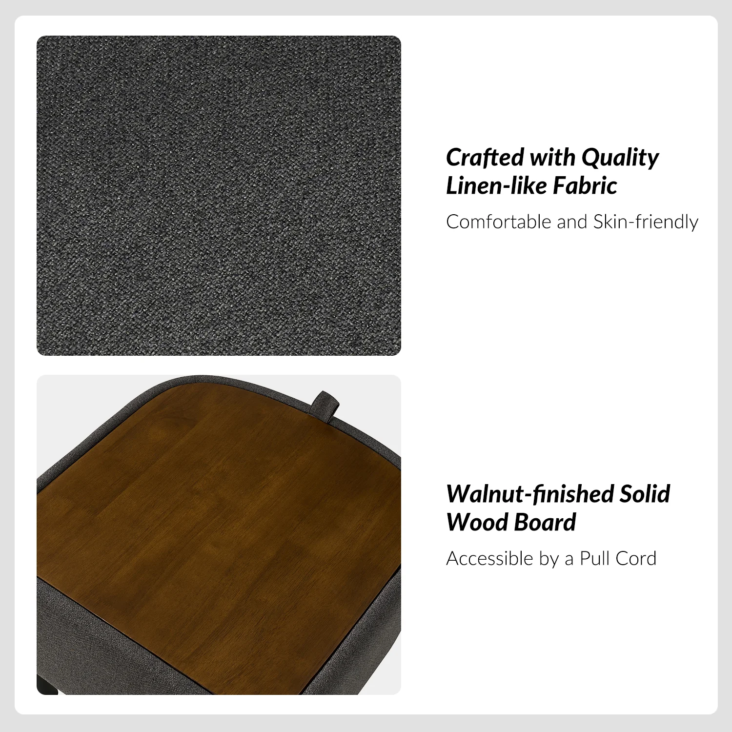 Arturo Armchair in Charcoal