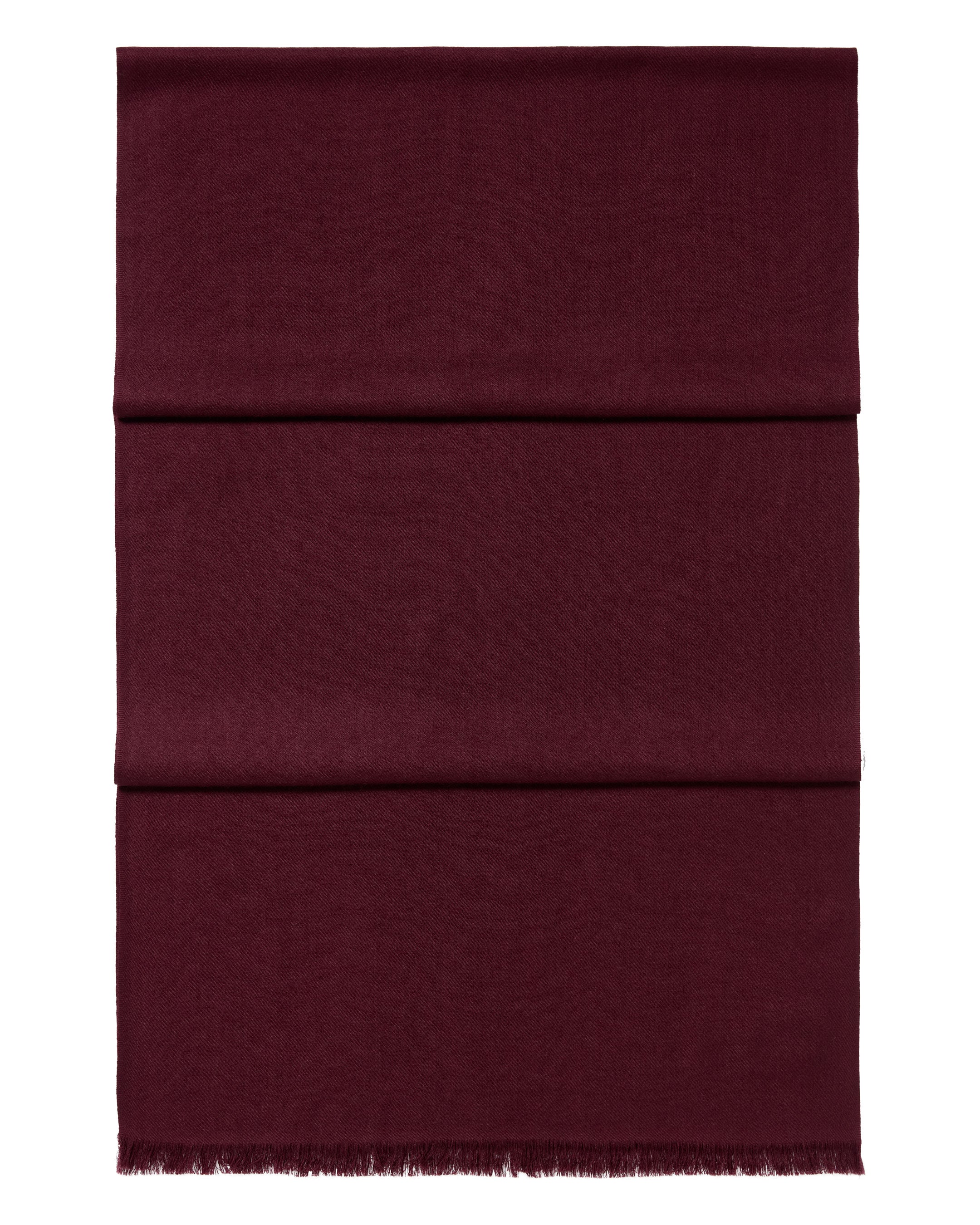 Women's Pashmina Cashmere Stole Bordeaux Red