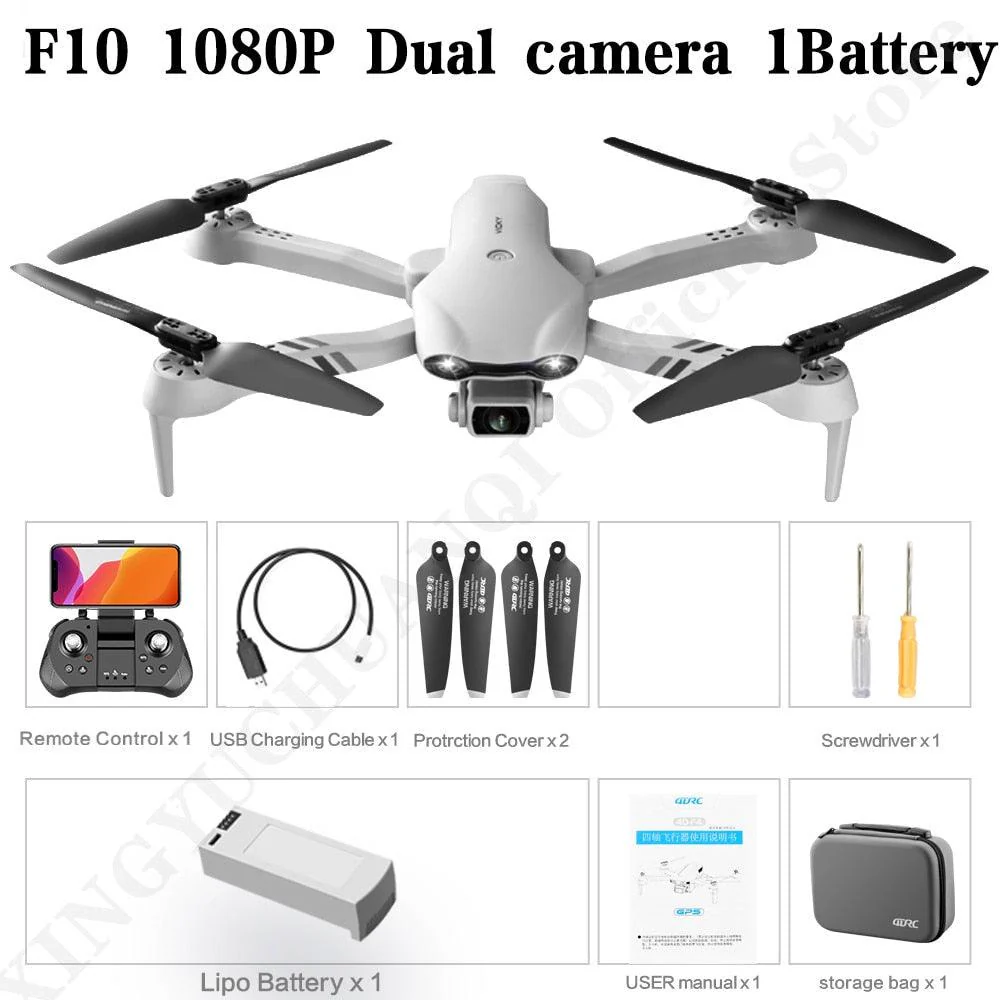 4DRC New 4K HD Dual Camera GPS 5G WIFI Wide Angle FPV Real-time Transmission RC Distance 2km Professional Drone Dron Gift Toys