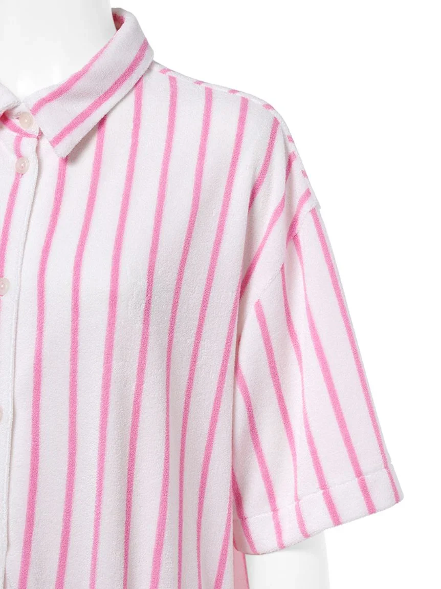 Cool-Touch Striped Pile Shirt