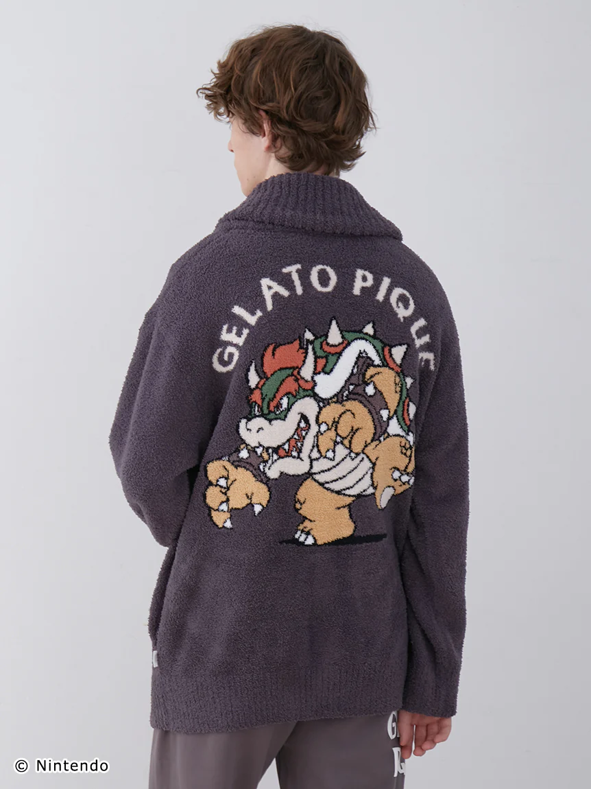 SUPER MARIO™️ UNISEX Baby Moco Jacquard Shawl Cardigan