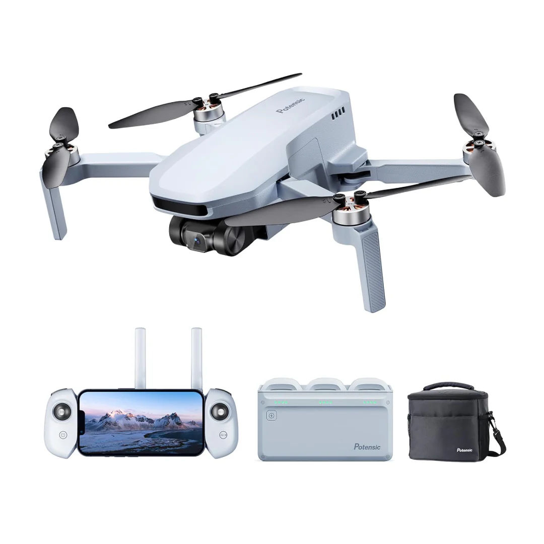 ATOM SE Sub 250 g Foldable GPS Drone with 4K HD EIS Camera, C0