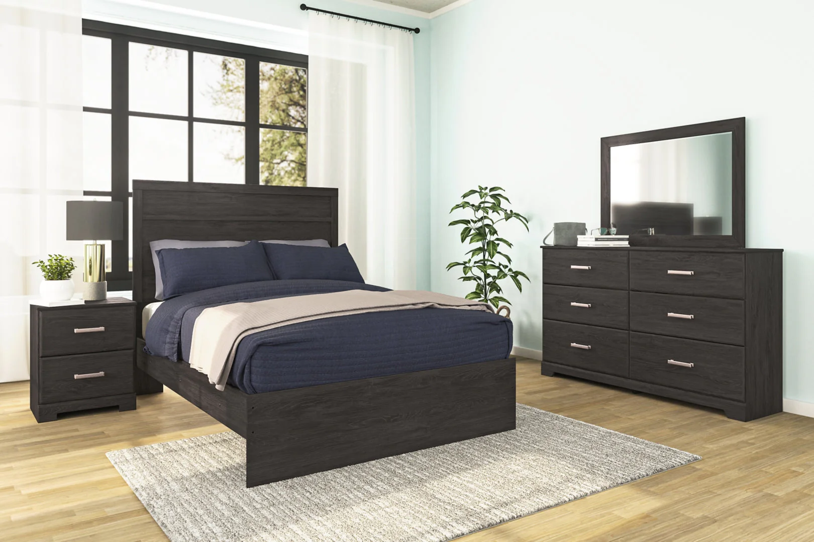 Belachime Black Bedroom Set