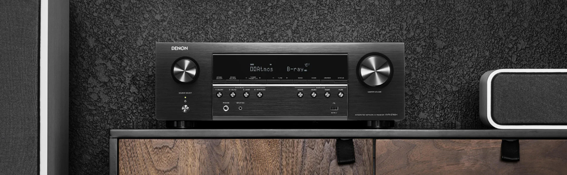 Denon AVR-S760H 220 volt av receiver amplifier 7.2 Ch 8k AV receiver with voice control and Heos Bluetooth