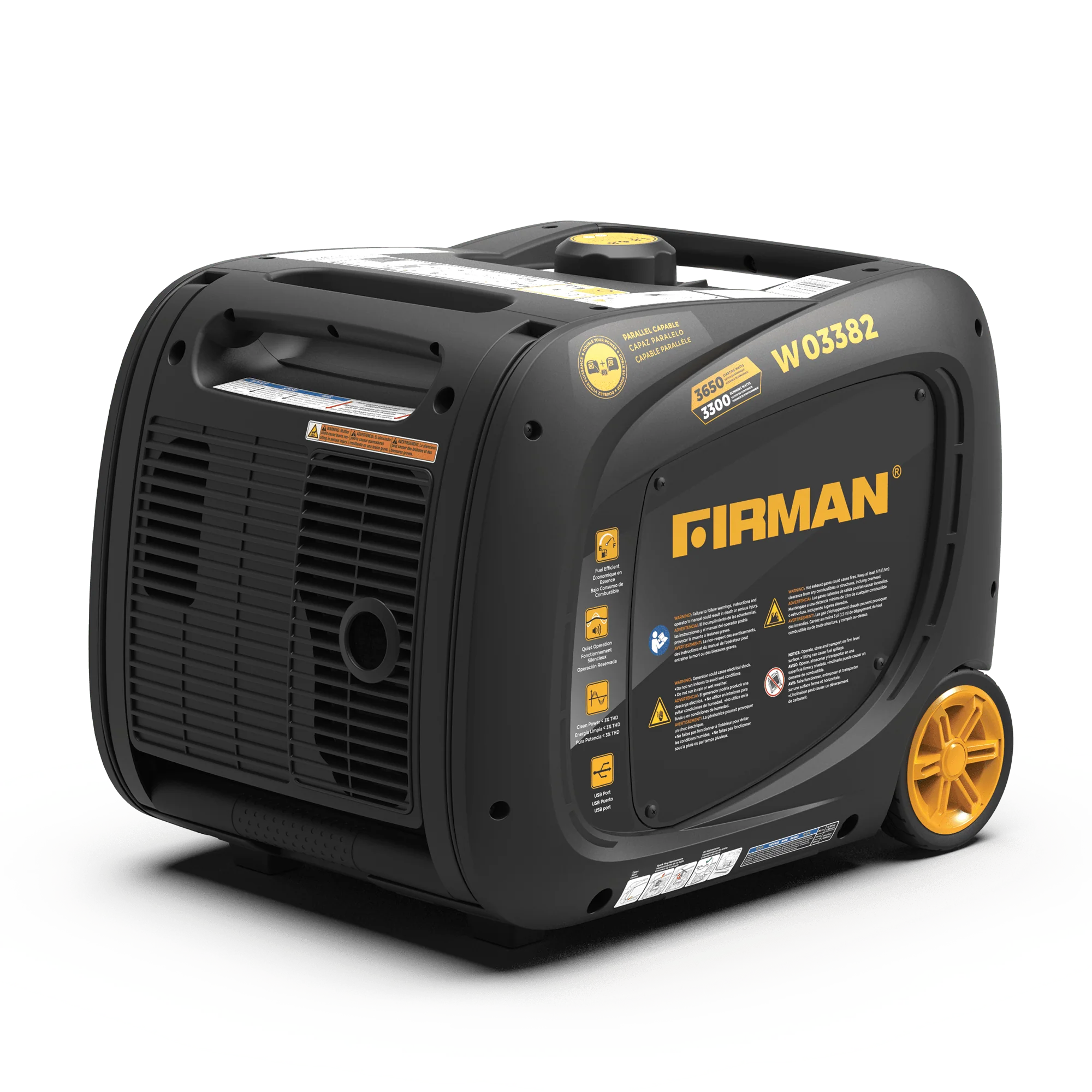 Gas Inverter Portable Generator 3650W Electric Start