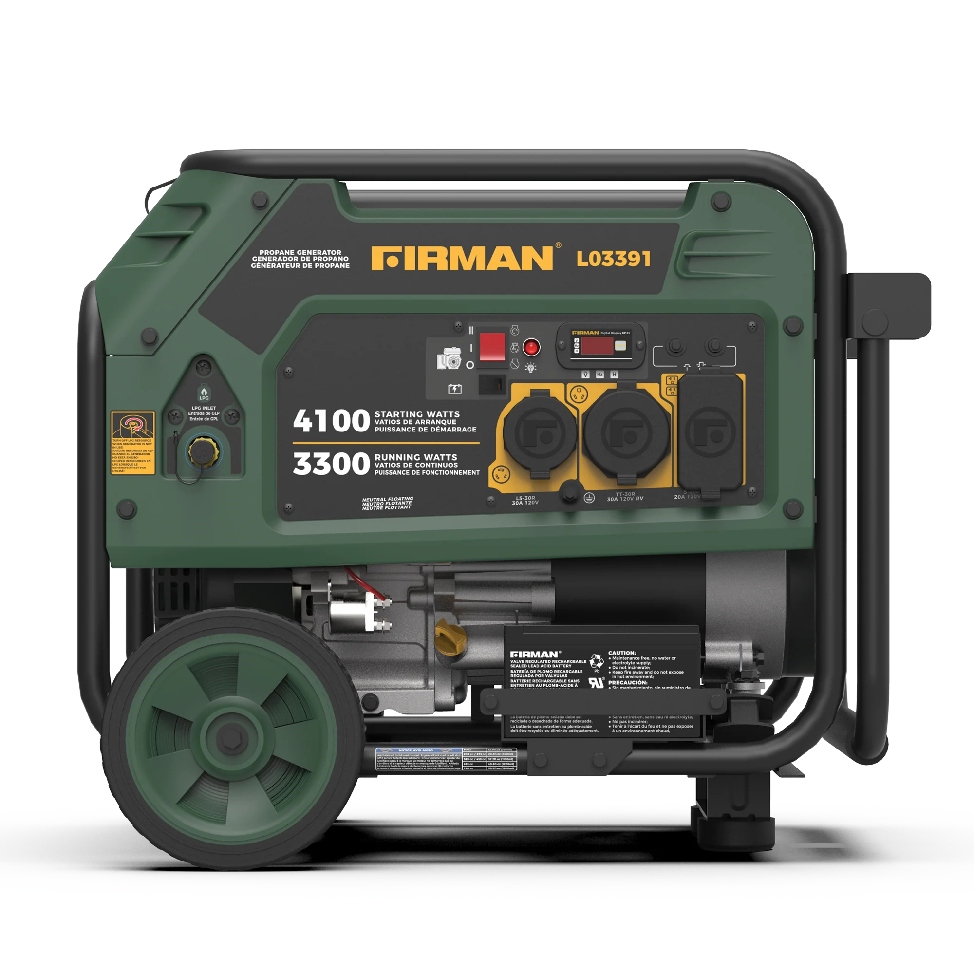 LPG Portable Generator 4100W Electric Start