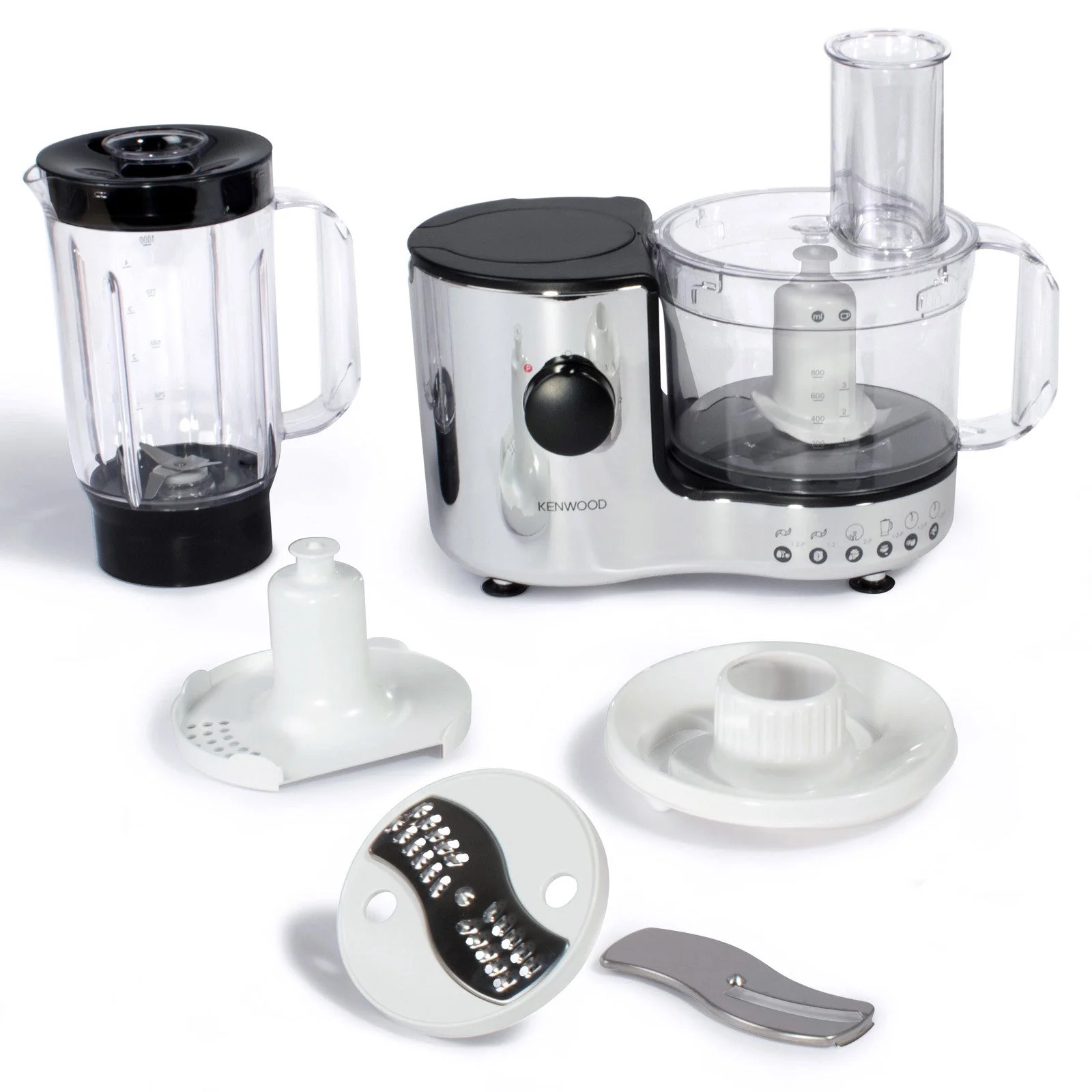 Kenwood FP196 Chrome Food Processor & Blender for 220 Volts
