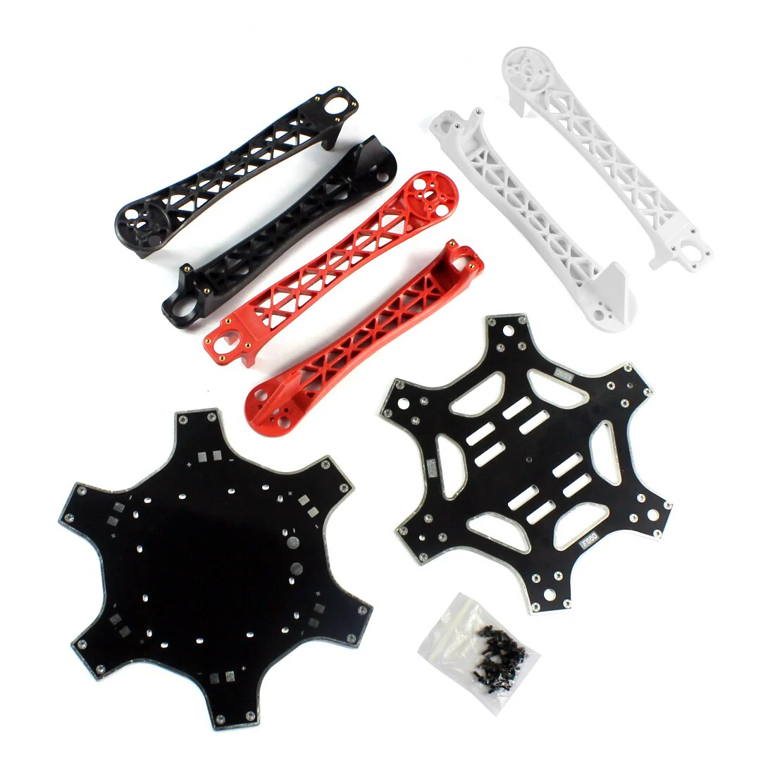 2.4G 8CH F550 RC DIY Quadcopter Unassemble Kit - Mini Drone FPV Upgradable with Radiolink Mini PIX M8N GPS Altitude Hold Module