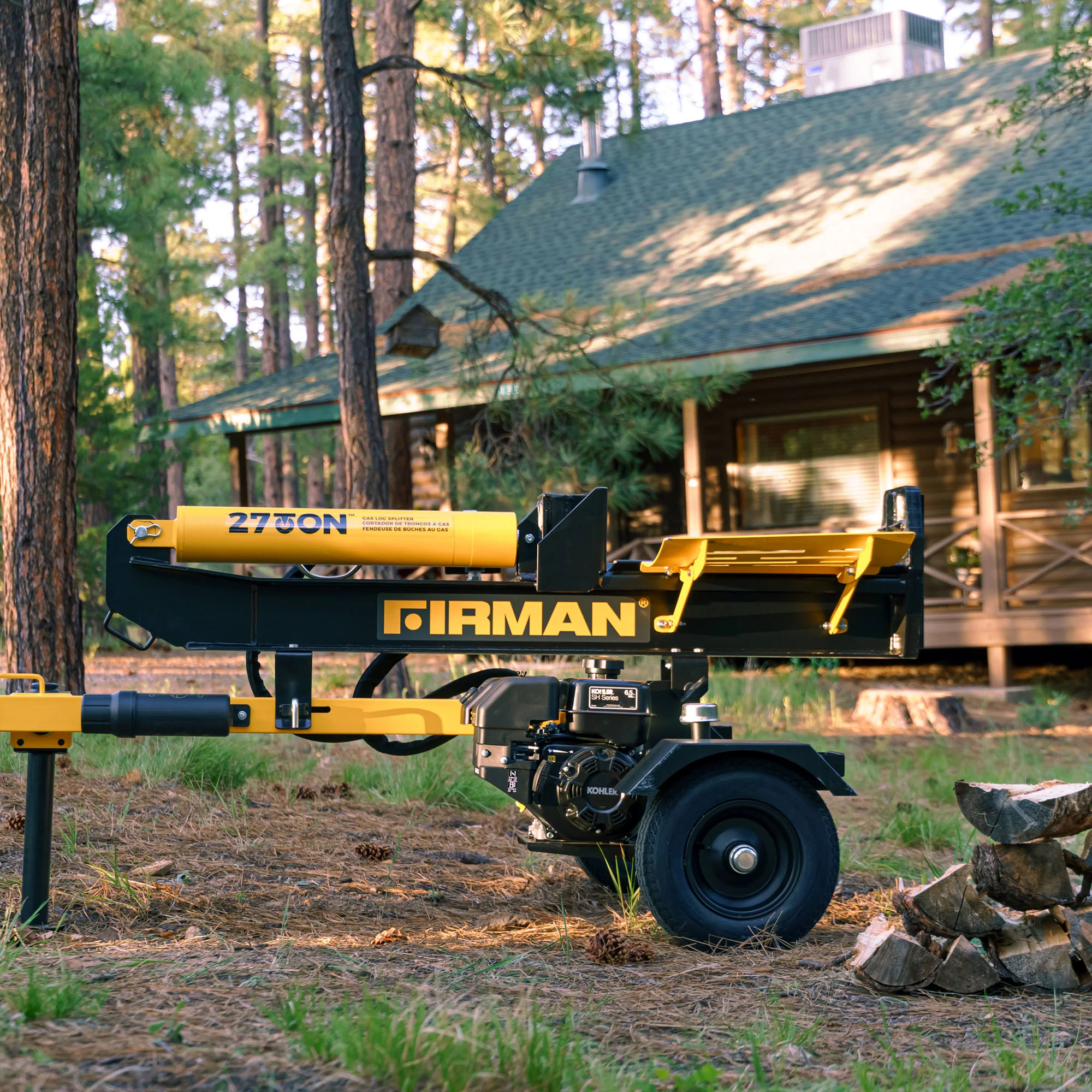 27-Ton Log Splitter