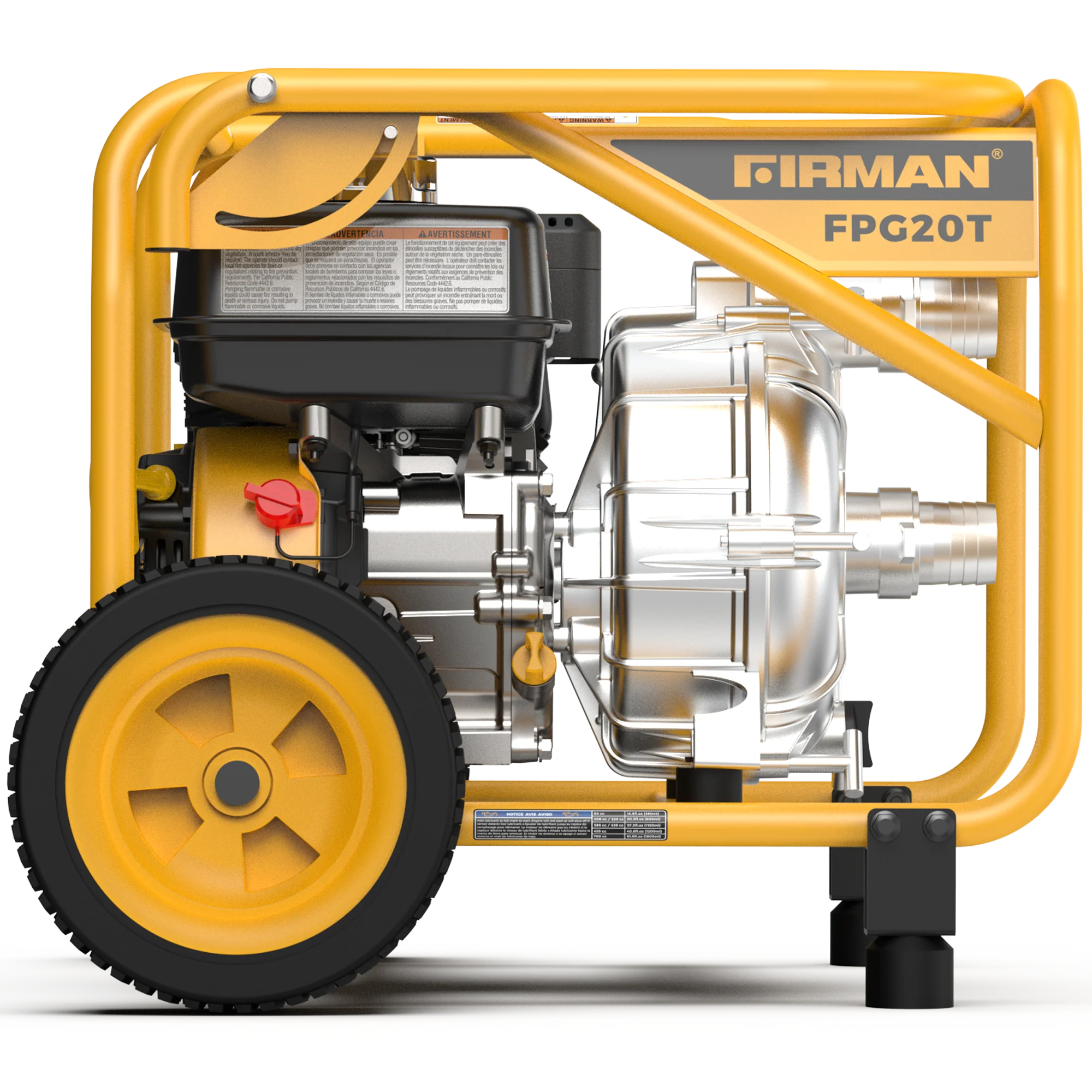 2-Inch Portable High Pressure Water and Semi-Trash Pump