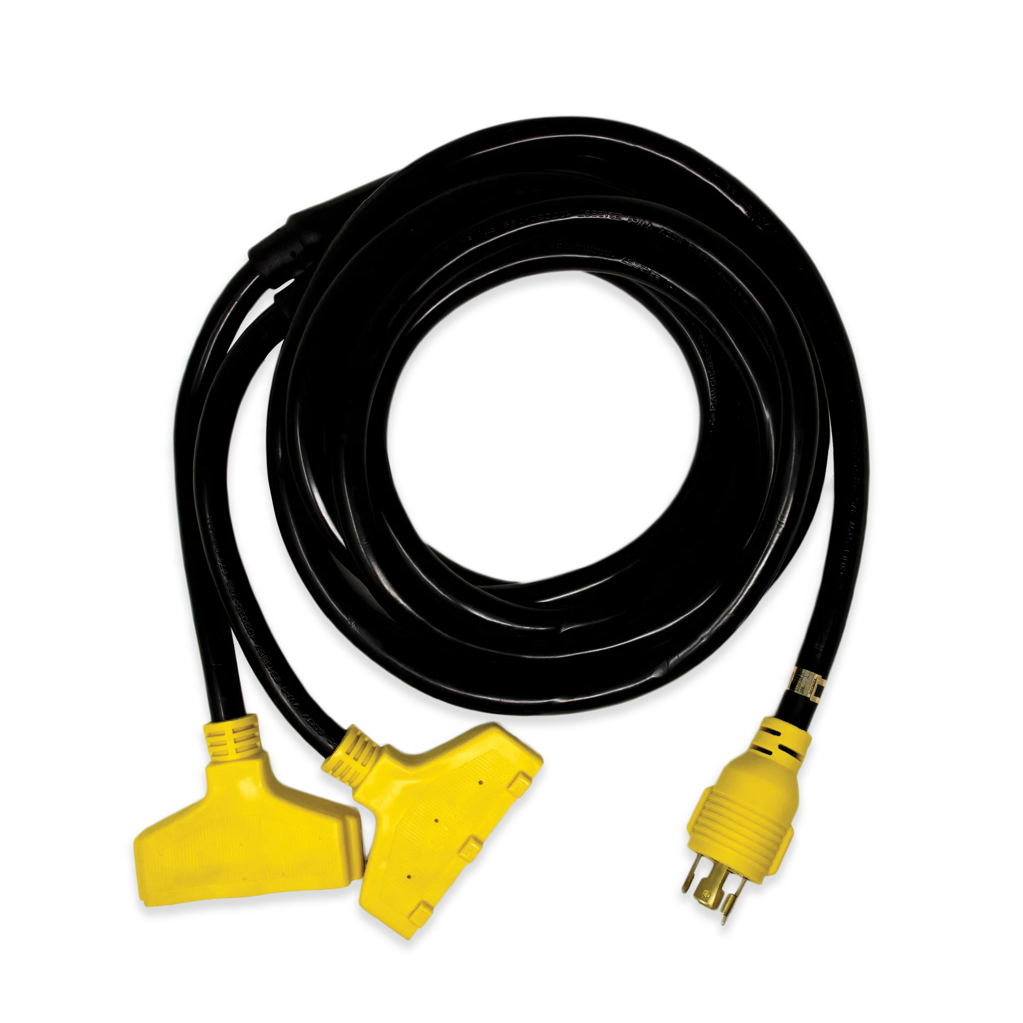 Power Cord, L14-30P to (6) 5-20R, 18 ft