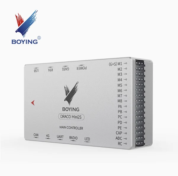 BOYING DRACO Series Industrial Drone Autopilot Flight Controller – Modular PX4-Compatible System for Multirotor UAVs with GNSS, RTK, CAN Bus, S.BUS Receiver, and Built-in Power Options