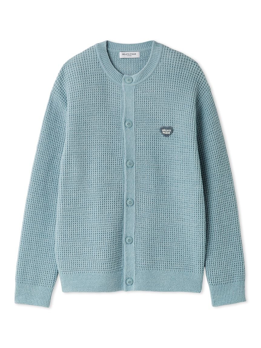 Men's Waffle Heart Sagara Knit Cardigan