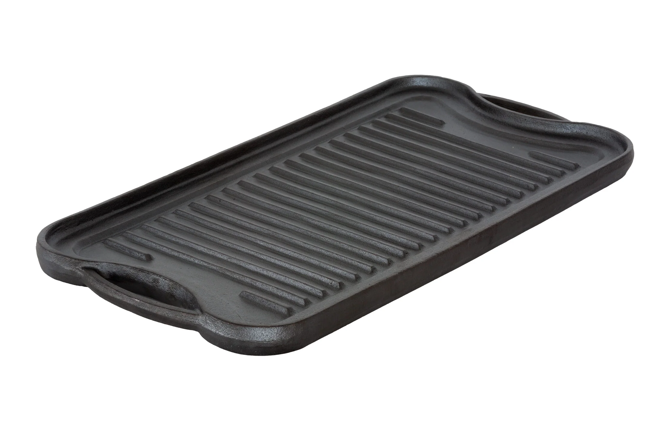 Oil-seasoned 50 x 25cm Reversible Cast Iron Grill/Griddle