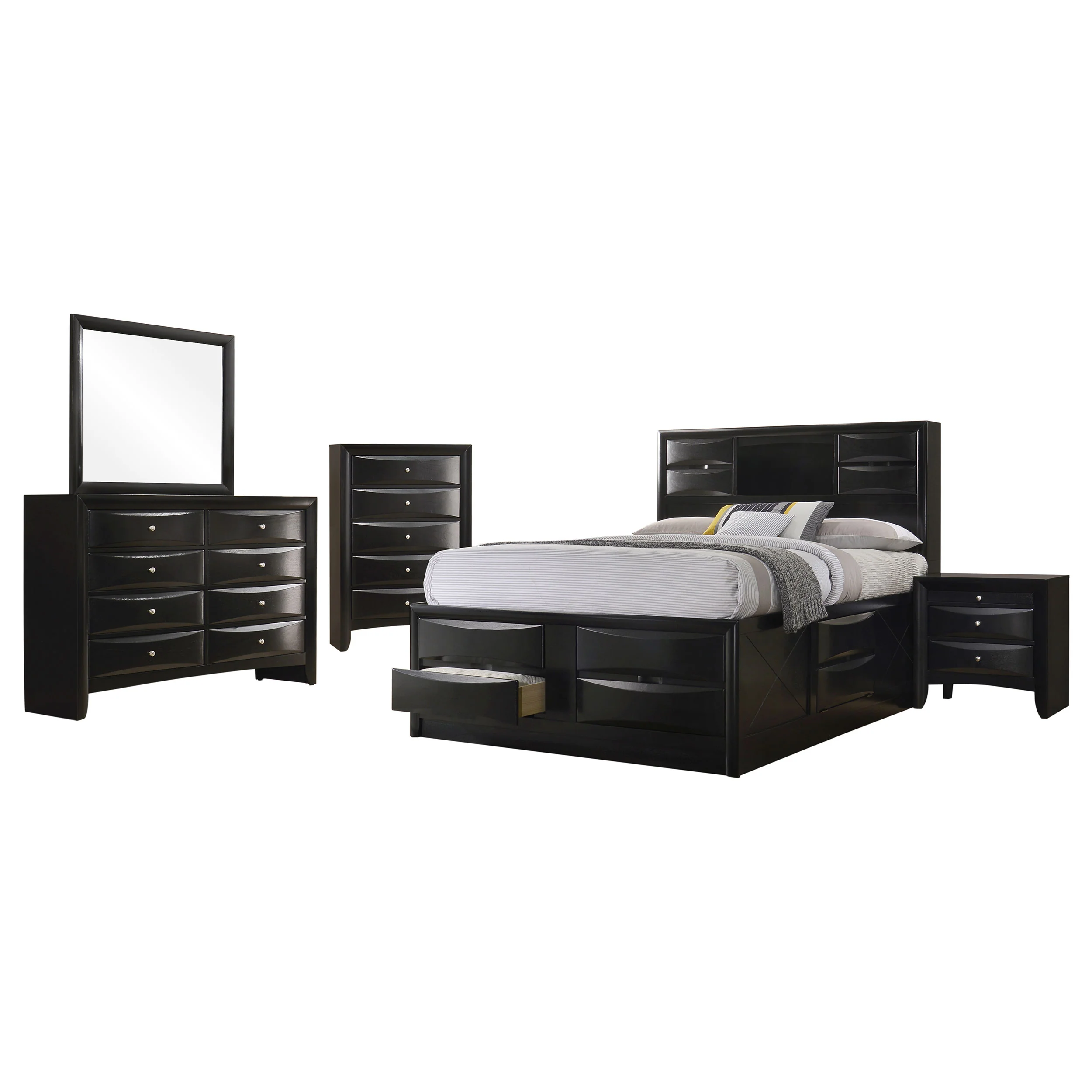Briana Bedroom Set Black