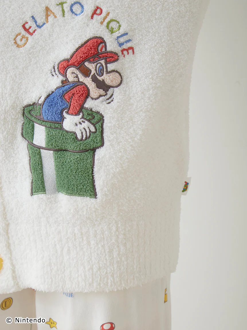 SUPER MARIO™️ UNISEX Baby Moco Jacquard Shawl Cardigan