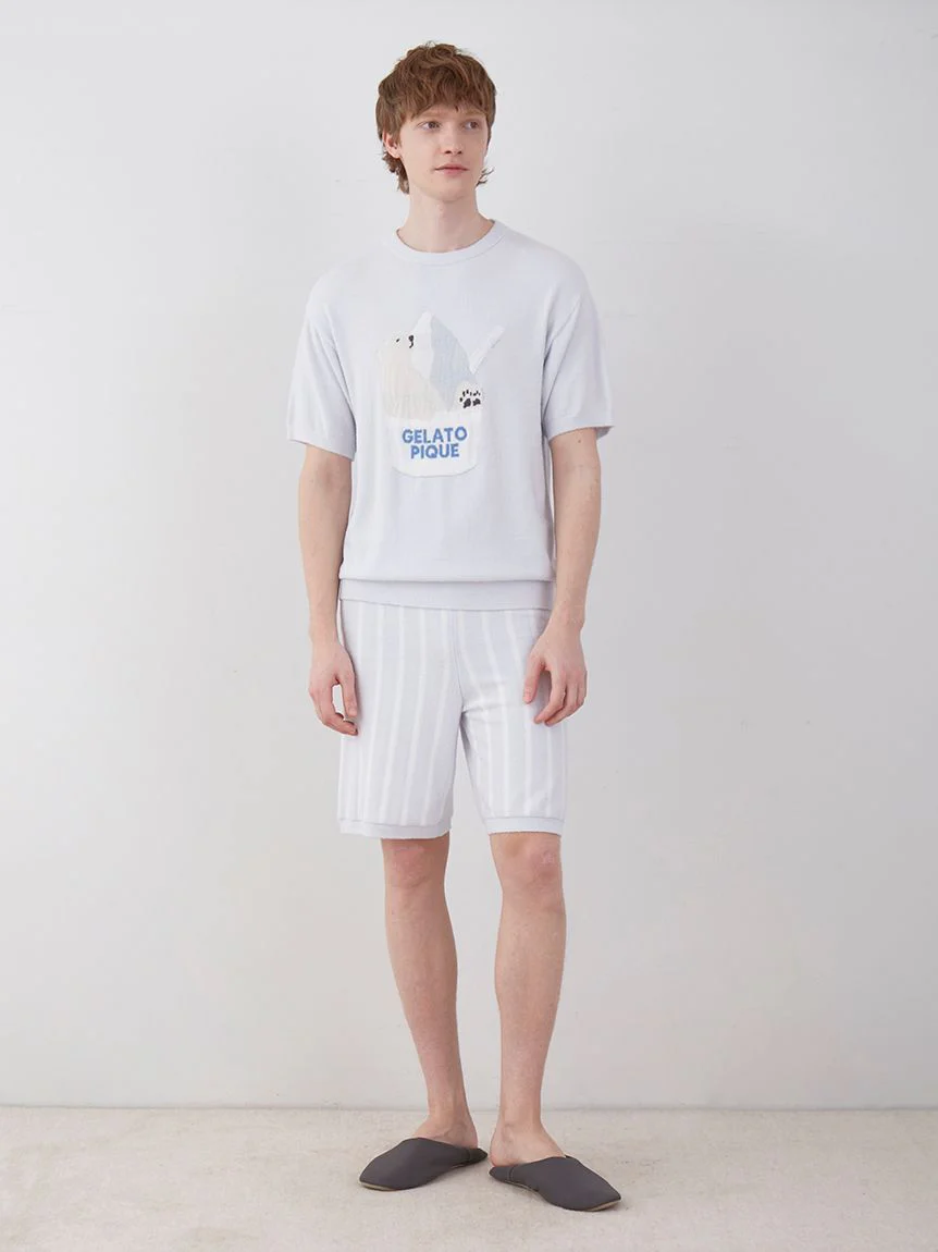 COOL MEN'S Striped Lounge Shorts