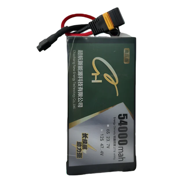 Chaohang CH 6S/12S/14S/18S 54000mAh 10C 274WH/KG High Density Semi Solid State Lithium Battery for UAV Drone
