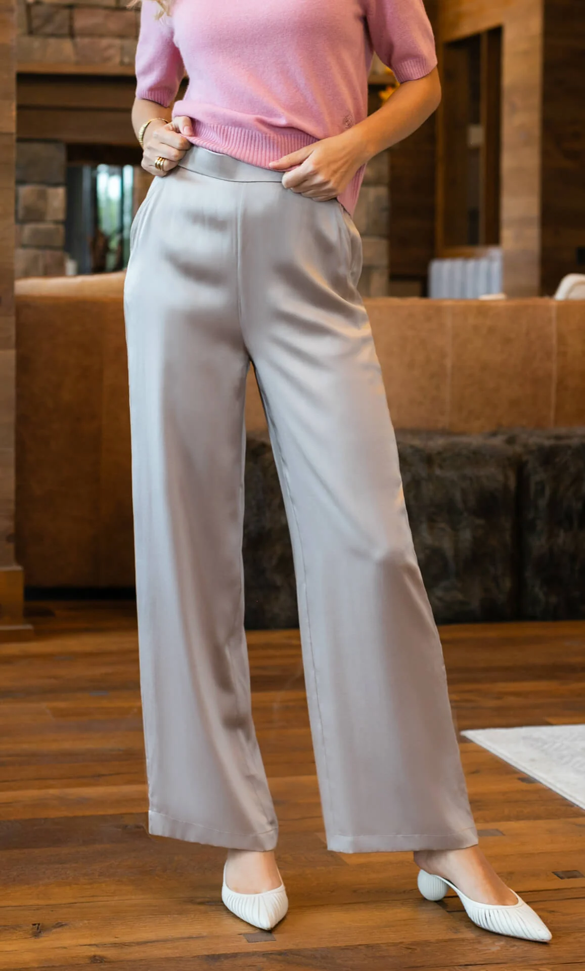 Vicenza Silk Pants