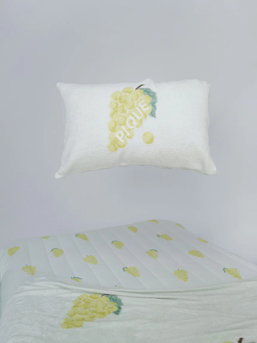 Smoothie Fruit Jacquard Half Blanket