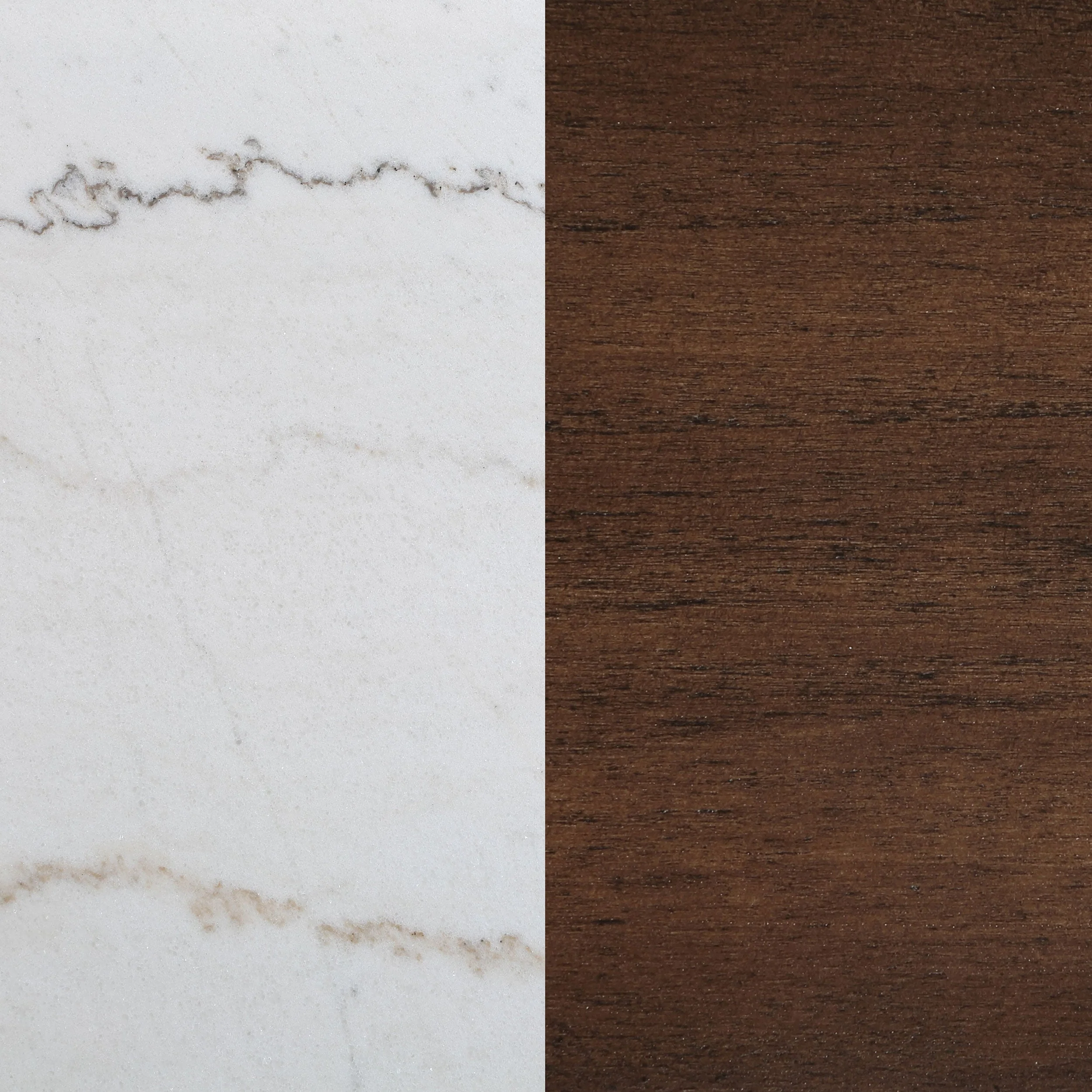 Aldrich 66-inch Marble Top Counter Height Dining Table White