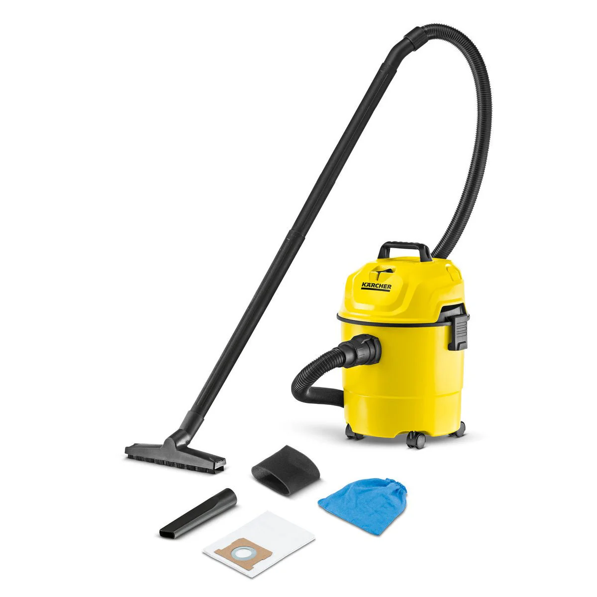 Karcher WD1 220 volt shopvac Wet & Dry 15 liter powerful shop vacuum cleaner 220v 240 volt 1.098-300.0