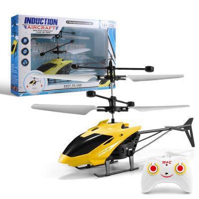 CY387 RC Helicopter - Two-Channel Suspension RC Helicopter Drop-resistant Induction Suspension Aircraft Charging Light Aircraft Kids Toy Gift for Kid