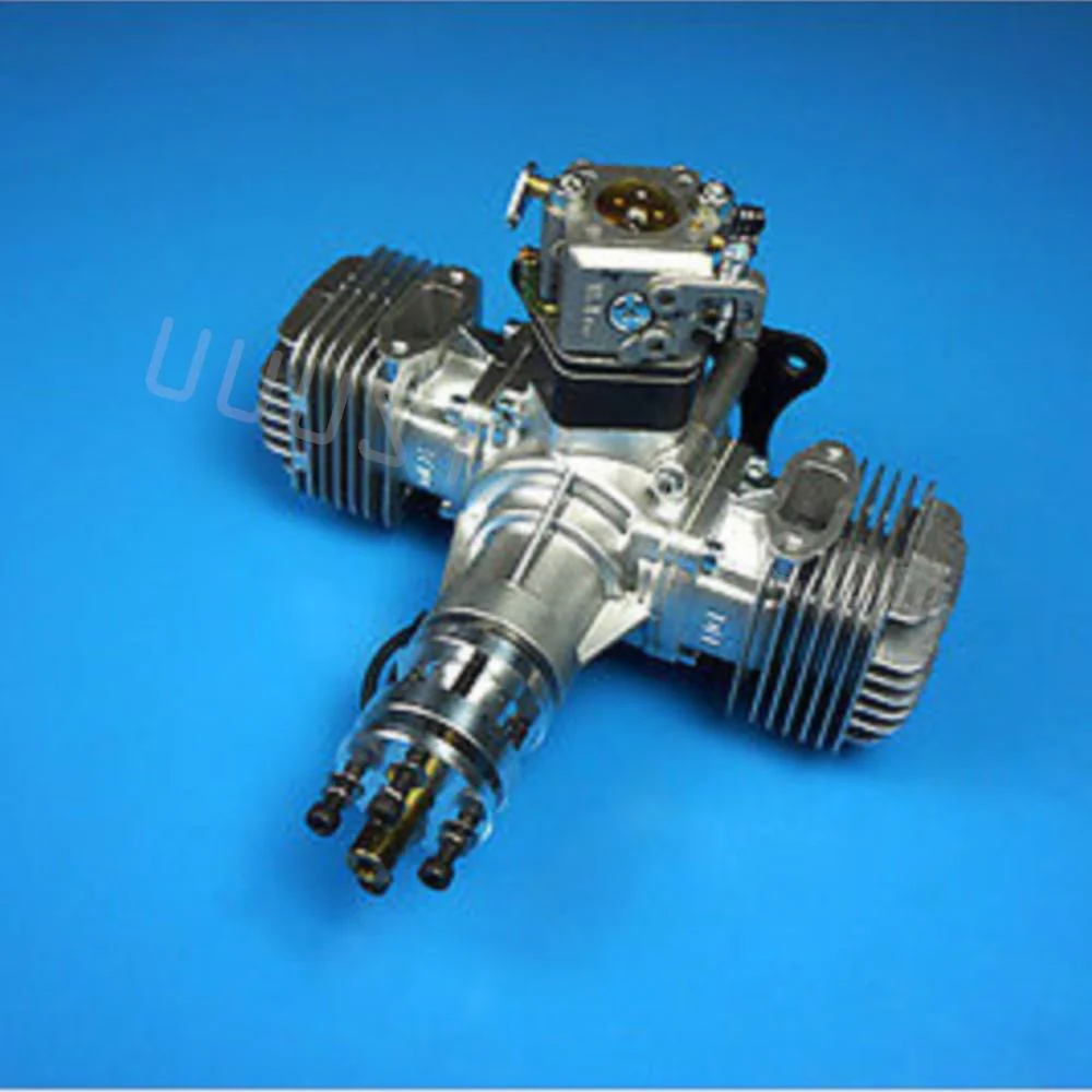 DLE40CC Twin Gasoline Engine W/Electronic Igniton &Muffler For For RC helicopter/fixed Airplane